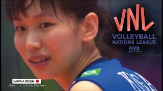 Japan - Sarina KOGA 古賀 紗理那 Smart Plays vs Germany | 2018 FIVB VNL Week 1