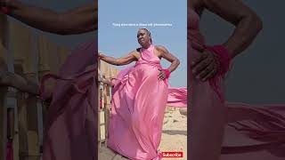 Wow! Flying dress shoot in Ghana #visitGhana #dettydecember #flyingdressShootinGhana #flyingdress