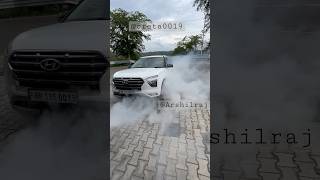 Creta🤯BURNOUT🥵💨🔥Smoke Tyres🛞🔥Not Drugs🚭⚡️#shorts #burnout #trending #viralvideo @ArshilRaj