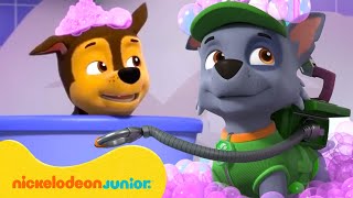 PAW Patrol L'heure du bain de la Pat'Patrouille | Compilation de 10 minutes| Nickelodeon Jr. France