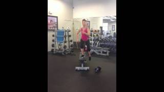 Single Leg Step up on Bench