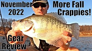 Indiana Kayak Fishing: More Fall Crappie Action + Gear Review 11/10/22