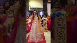 Bridal Mehendi 💃 Grand Bridal Dance! Haldi Reception Martiage Wedding Reels #fashion