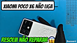 Xiaomi Poco X6 Não liga - Como abrir e analisar o defeito | Vale a pena reparar esse Poço X6 ?