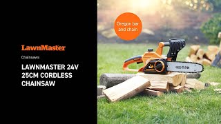 LawnMaster® 25CM Chainsaw | Cleva 24V Cordless Power Tools