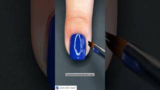 Blue nails #nailcare #shortsvideo