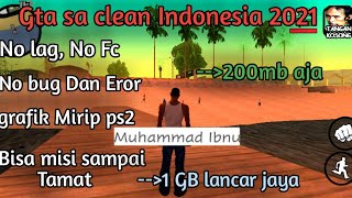 TORITORIAL CARA PASANG GTA SA LITE (CLEAN INDONESIA)||CUMA 200MB