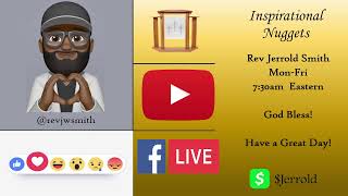 Inspirational Nugget 10/14/24 Psalm 49:6-9 "What Money Can't Buy" Rev. Jerrold Smith