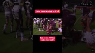 OneDayOneTry Quel match hier soir 😳 D’après vous, est-ce que l’UBB va rester dans les six ?