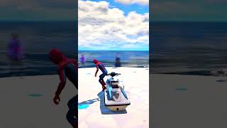 GTA 5 Epic Ragdolls - Spider Man Jumps/Fails Ep.684 #Shorts #gta5