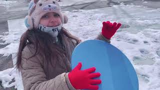 Full Fun with Snow and Swings at New York