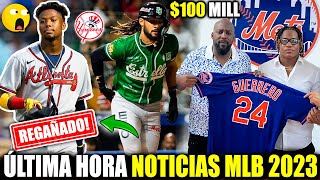 VLADI GUERRERO FIRMA CON METS! ACUÑA JR SE CANSA DE ATLANTA! SAN DIEGO PARA A TATIS JR! SNELL MLB