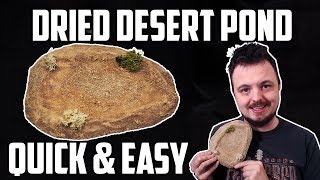 Dried Pond - Desert Terrain Tutorial - Quick & Easy