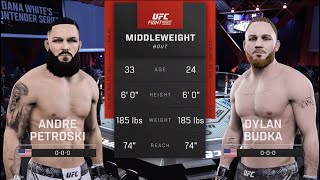 UFC Vegas 97: Petroski vs Budka (UFC 5 Simulation)