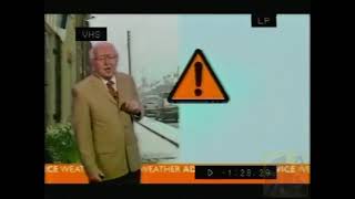 BBC 1 - Weather Forecast Michael Fish - Continuity  - 2002