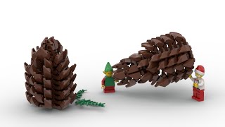 MOC Lego Pine Cones builds in 4K