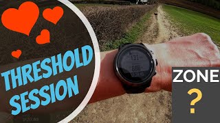 Ultra Training | THRESHOLD TRAIL RUN with Metric Overlay