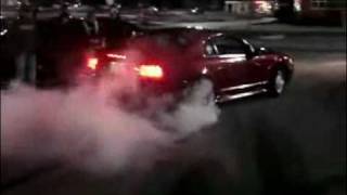 BMW M3 donuts and drifting Mustang GT burnout tons