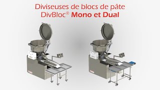 Diviseuses de blocs de pâte DivBloc Mono & Dual