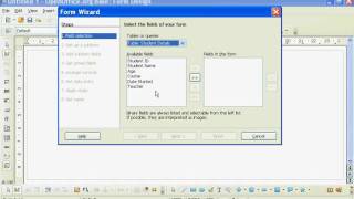 Creating a Form   Student Records