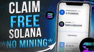 FREE SOLANA CRYPTO : Earn 1,034 SOL COIN Satoshi Every 5mins To Faucetpay + PROOF💰|Crypto News Today