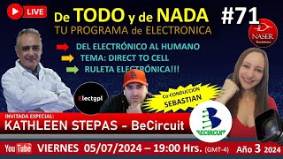 🆙#71 d_TODO y d_NADA - EN VIVO - Direct to Cell - Invitada: BeCircuit