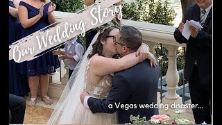 My Wedding Story // Getting married in Vegas, ceremony disasters and I was sick the entire time 🤧