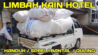 JEMPUT LIMBAH KAIN EX HOTEL || KAIN HANDUK & SPREI || #dailyvlog