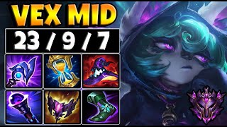 Vex MID vs Zed - EUW Master Patch 11.23 ✅