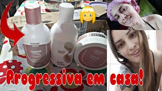 Fiz progressiva em casa sozinha| Olha como ficou| Fashion Gold