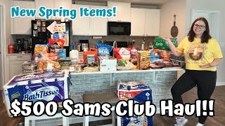 SAMS CLUB SHOP WITH ME AND HAUL | $500 April Haul!!