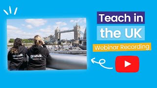 Teach in the UK Webinar - 27.1.23