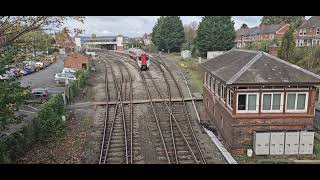 197001 Manchester Piccadilly to Carmarthen 29th October 2024 giving two tones leaving Hereford