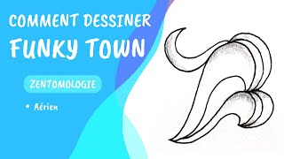 Comment dessiner le tangle Funky Town?