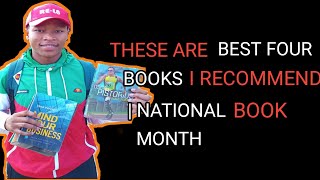 These Are My Four Book Recommendations | NATIONAL BOOK MONTH | Mind Your Business | Oscar Pistorius