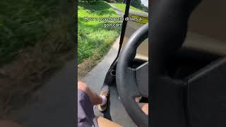 How a psychopath drives a golf cart #golf #getbacktogolf #golfdad