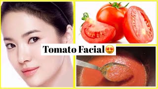 3 Steps Tomato Facial At Home❤️