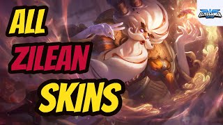 All Zilean Skins Spotlight League of Legends Skin Review