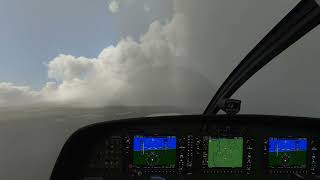 VFR turning IMC flight demonstration