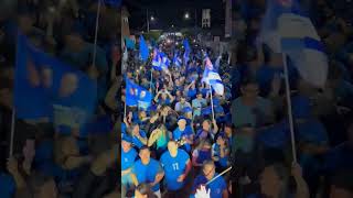 Arrastão da Vitória do Azulão, o Mar Azul #prefeito #eleição #festa #política