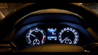 Skoda Superb 2019  0-60 km/h DSG Transmission