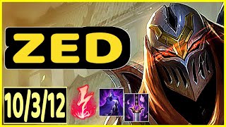 ZED - 10/3/12 KDA GAMEPLAY