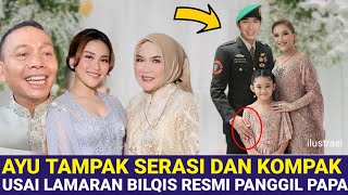 PENUH BAHAGIA CALON SUAMI AYU TINGTING TERNYATA BUKAN ORANG SEMBARANGAN,BILQIS PELUK PAPA BARUNYA