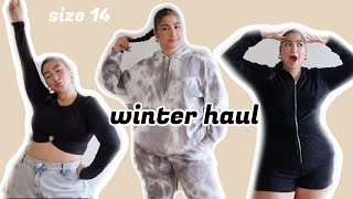 getting ready for WINTER! PLUS-SIZE rue21 try-on haul