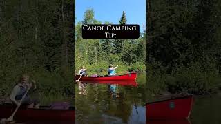 CANOE CAMPING TIP