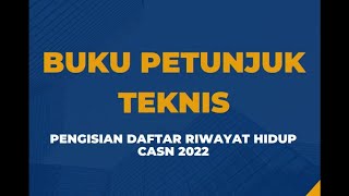 PETUNJUK PENGISIAN DRH 2022