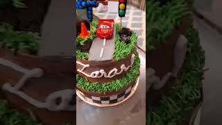 Lightning McQueen Cake #pixarcars #racingcars #cakedecorating