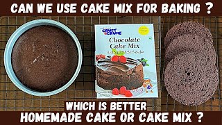 Is readymade cake mix better than homemade cakes? | How to use cake mix | தமிழ்