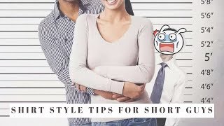 Shirt Style Tips For Short Guys || Men's Style Tips || Short Skinny & Stylish