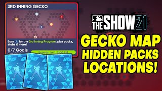 FREE HEADLINERS! Gecko Conquest HIDDEN PACK LOCATIONS! MLB The Show 21